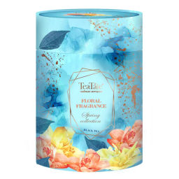 TeaTale/Art Flowers /Синий/ ТУБУС / черн чай вес 100 г (Рязанская ЧФ)