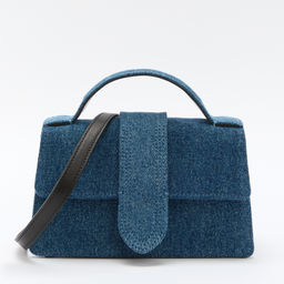 Женская сумка с ручками из денима TENDANCE Артикул 4248266, синий