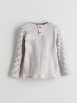 Bisiklet Yaka Fitilli Erkek Bebek Pijama ?st