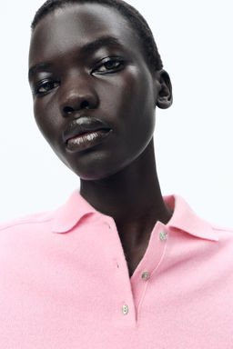 BASIC 100% WOOL POLO SHIRT - Zara фото 3