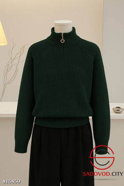 Свитер женский на полузамке - Bruno фото 4