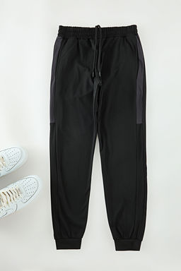 TRENDYOL MAN Siyah Regular/Normal Kesim Renk Bloklu Spor Esofman Alt? TMNAW25EA00030 - Trendyolmilla фото 7