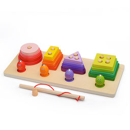 Игра развивающая Геометрические фигуры - Щепочка фото 3