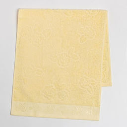 Полотенце махровое Этель Цветочные мотивы цв.желтый, 34*72 см, 350 гр/м2, 100% хлопок  фото 3