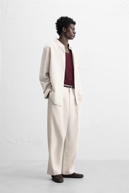 COTTON - LINEN SHIRT - Zara фото 23