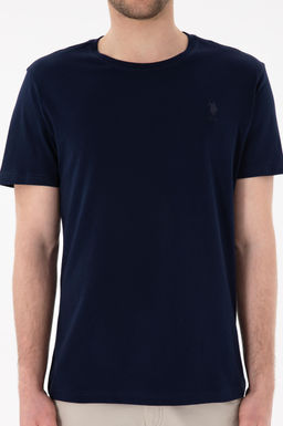 Erkek Regular Fit Bisiklet Yaka Lacivert Basic Ti__rt Sepette S_rpriz _ndirim - U.s. polo assn фото 7