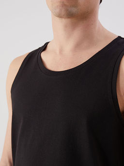 Bisiklet Yaka Erkek Kolsuz Ti??rt