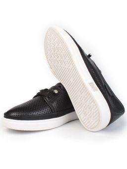 03-A5657 BLACK Полуботинки женские (натуральная кожа)