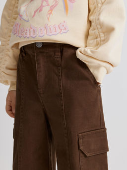 ACOOLA / Брюки детские для девочек Olivia коричневый