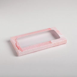 Цена за 5 шт. Коробка для шоколада, кондитерская упаковка, «8 марта», с окном, 17.3×8.8×1.5 см