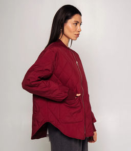 Куртка #КТ733, бордовый - Dommod фото 2