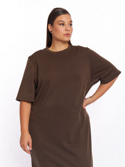 Платье из плотного трикотажа PP51506BRW19 - Артесса фото 3