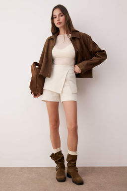 Siyah Sort & Bermuda TWOAW26SR00002 - Trendyolmilla фото 5