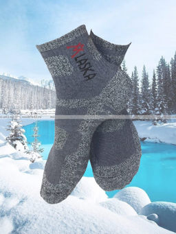 Цена за 12 пар. "АЛЯСКА" Термоноски спортивные ВНУТРИ МАХРА женские, подростковые арт. 1258