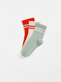 ?izgili Erkek Bebek Soket ?orap 3l? - Waikiki фото 2