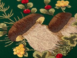 Набор для вышивания PANNA Живая картина JK-2258 Грибы. Белые 20.5 х 20.5 см