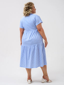 Платье 100% хлопок Шалфей - Оптима фото 5