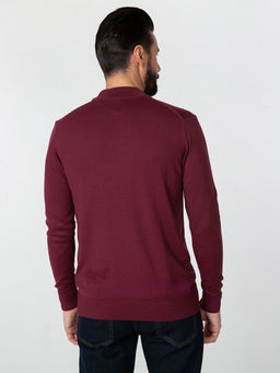 Джемпер мужской CASINO c122-RR23 бордовый фото 7