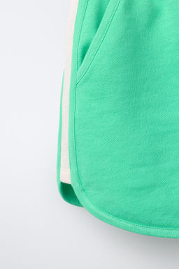 BERMUDA COLOR BLOCK / Verde - Zara фото 4