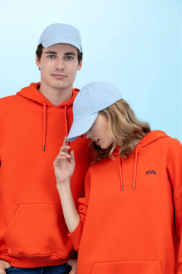 U. S. Polo Assn Мужской оранжевый базовый свитшот Неожиданная скидка в корзине - U.s. polo assn фото 3