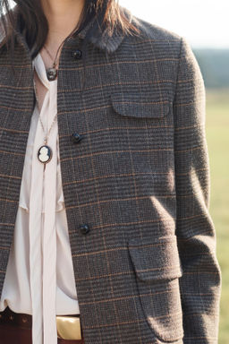 LIMITED EDITION CHECK BLAZER - Zara фото 2