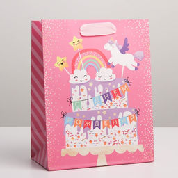 Пакет ламинированный вертикальный Моё чудо, MS 18 23 10 см