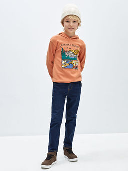 Regular Fit Erkek ?ocuk Jean Pantolon
