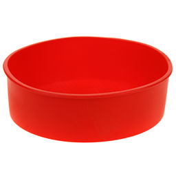 Форма силиконовая для выпекания "Вафелька" д20см h6см, цвета микс (Китай)