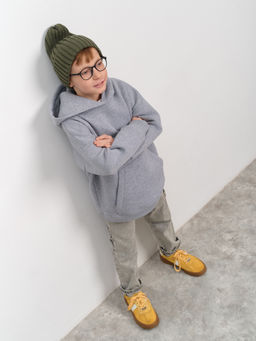 Толстовка с капюшоном для мальчика "Basic" меланж