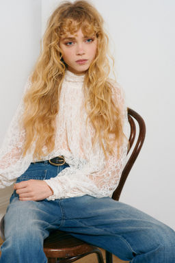 Straight High Waist Jeans - H&m фото 4