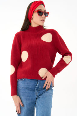 Свитер Зои (красный) - Эльза фото 5