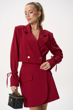 Пиджак Бонни (бордовый) - Эльза фото 10