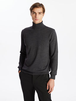 Bal?k?? Yaka Erkek Triko Kazak