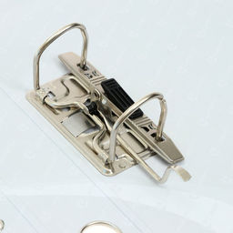 Папка-регистратор А4, 50 мм, Calligrata, полипропилен, металлическая окантовка, карман на корешок, собранная, зелёная  фото 4