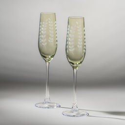 НАБОР БОКАЛОВ ДЛЯ ШАМПАНСКОГО FLORA ИЗ 2 ШТ. 180 МЛ