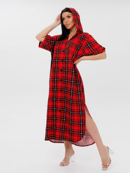 5116 ПЛАТЬЕ (Красная клетка) - А-дина фото 5