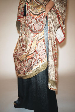 ZW COLLECTION PAISLEY KAFTAN DRESS - Zara фото 3