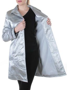 N53/1 SILVER Плащ женский демисезонный Nynel - Fashion фото 7