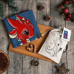 Набор в мешочке Этель Тепла и уюта: полотенце 40х73 см, формочки для запекания - 3 шт.