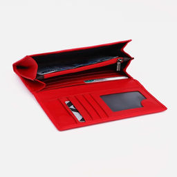 Кошелёк на магнитах, цвет красный - Simaland фото 3