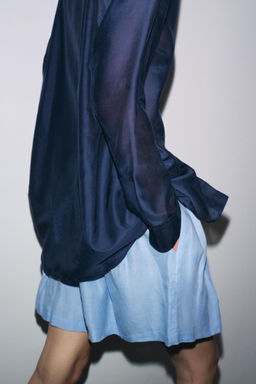 100% LINEN SHORTS ZW COLLECTION - Zara фото 10