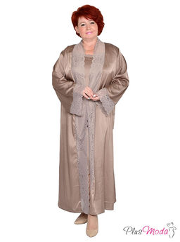Халат Модель №1589 размеры 44-84 - Plusmoda фото 3