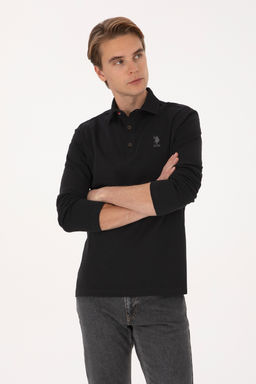 Erkek Siyah Basic Sweatshirt - U.s. polo assn фото 8