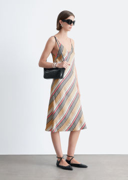 Vestido midi lencero de sat?n - H&m фото 5