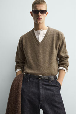 WOOL BUTTON-UP JUMPER - Zara фото 5