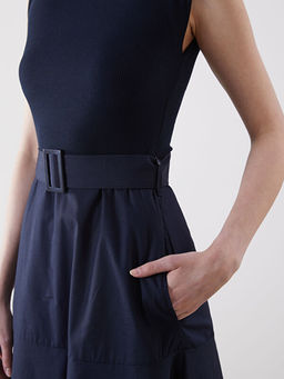 Bisiklet Yaka Kad?n Elbise