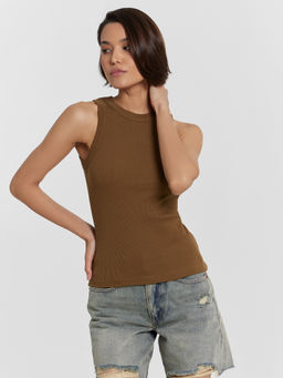 Топ женский коричневый - Mark formelle фото 2