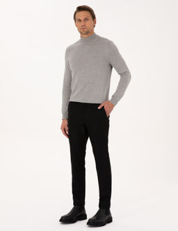 Siyah Slim Fit Kanvas Pantolon - Pierre cardin фото 3