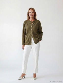 Bisiklet Yaka Kad?n Triko H?rka