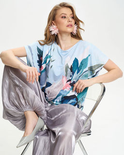 авторская вискозная футболка- кимоно - Sahar art lab фото 9